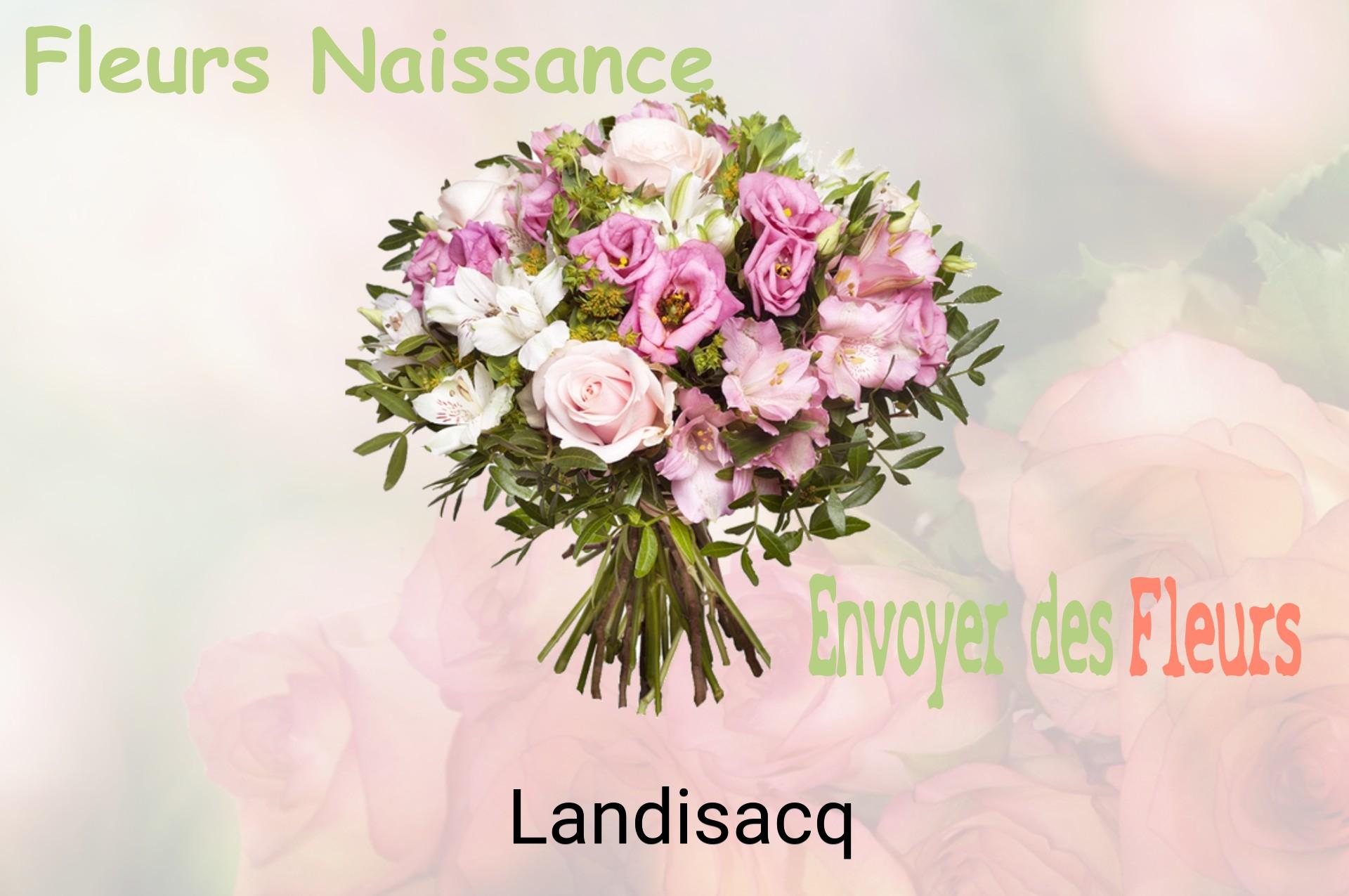 Bouquet de fleurs de naissance livré à Landisacq